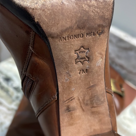 Antonio Melani "Jackson" Brown Boots 7 - Picture 14 of 15